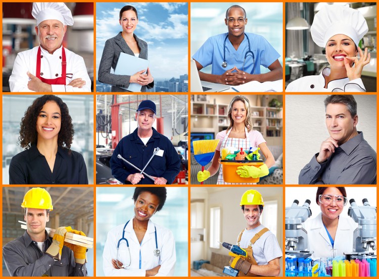 Different types of service jobs